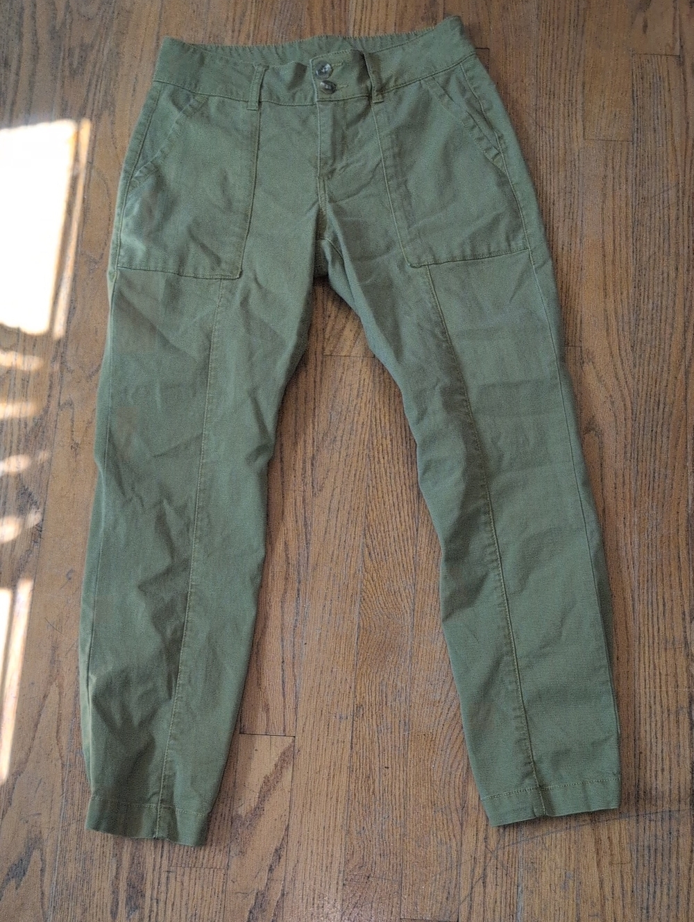 CAbi Olive Green Cargo Pants
